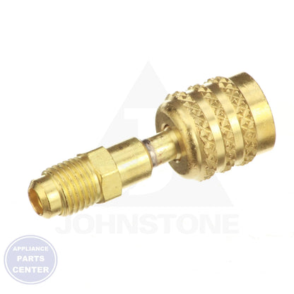 Reverse-Thread Adapter 1/4" QC-A2L-LH - Side view with 1/4" measurements