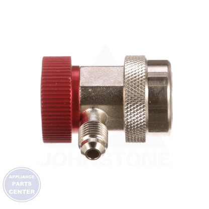 R134A Manual Automotive Coupler QCH14 - Detailed view of 1/4" technical details