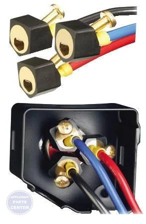 Qwiklug® Compressor Terminal Repair Kit QT2910 - Main view showing non-metallic connectors for G32-266 models