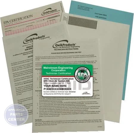 [Brand] EPA Section 608 Test Qwik608® QT3001 - Main view showing paper test for B15-370