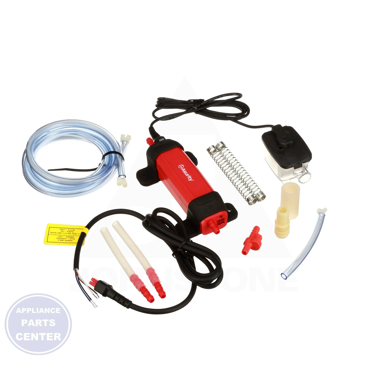 [Brand] QUIETMINI-I Mini-Split Pump - Detailed view of built-in safety overflow switch