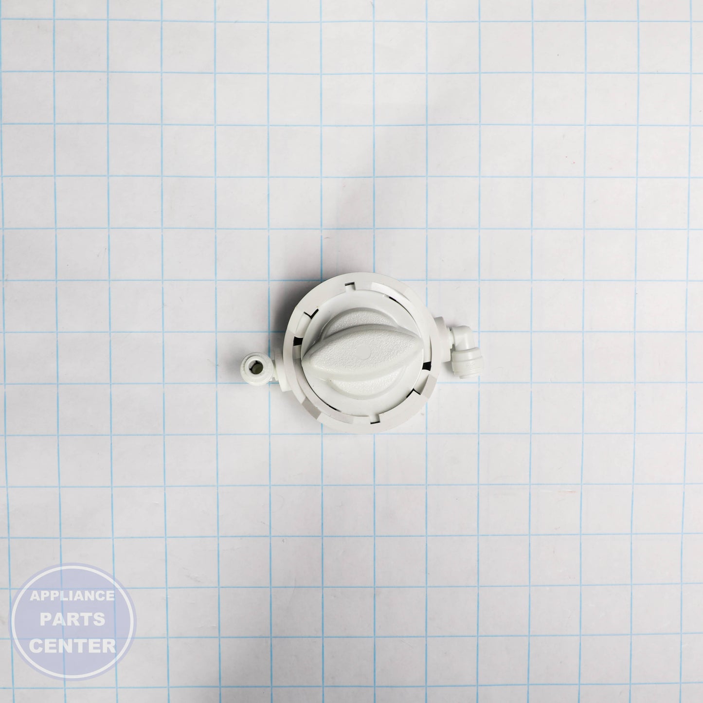 ASSY HEAD BYPASS R0000009 - Detailed view of water flow control mechanism