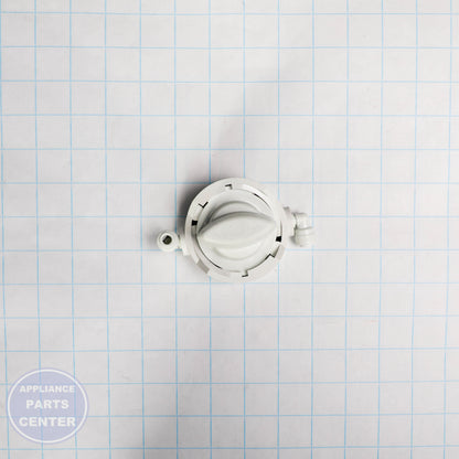 ASSY HEAD BYPASS R0000009 - Detailed view of water flow control mechanism