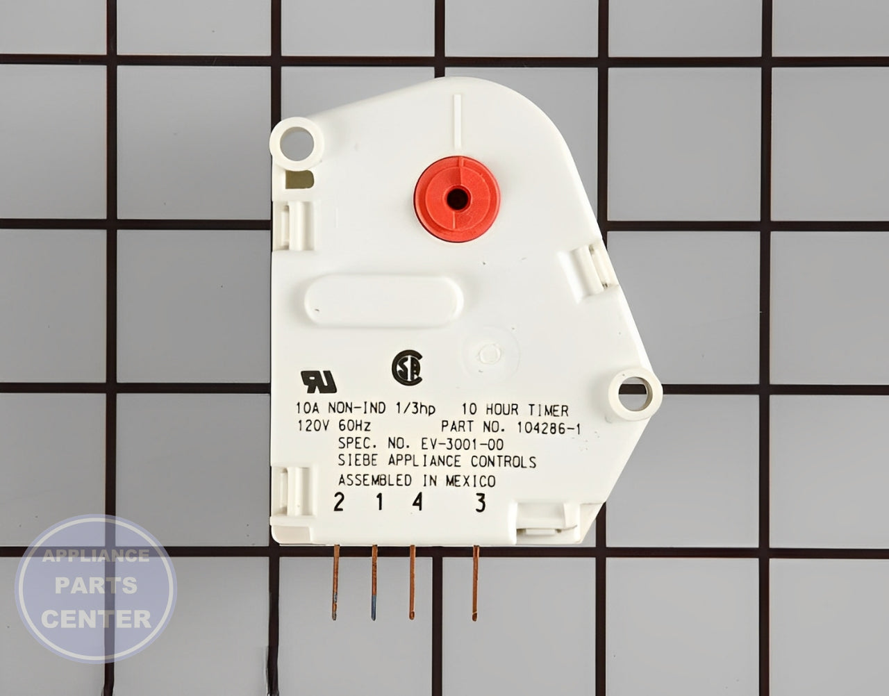 Defrost Timer R0168027 - Side view with 50 lbs defrost capacity