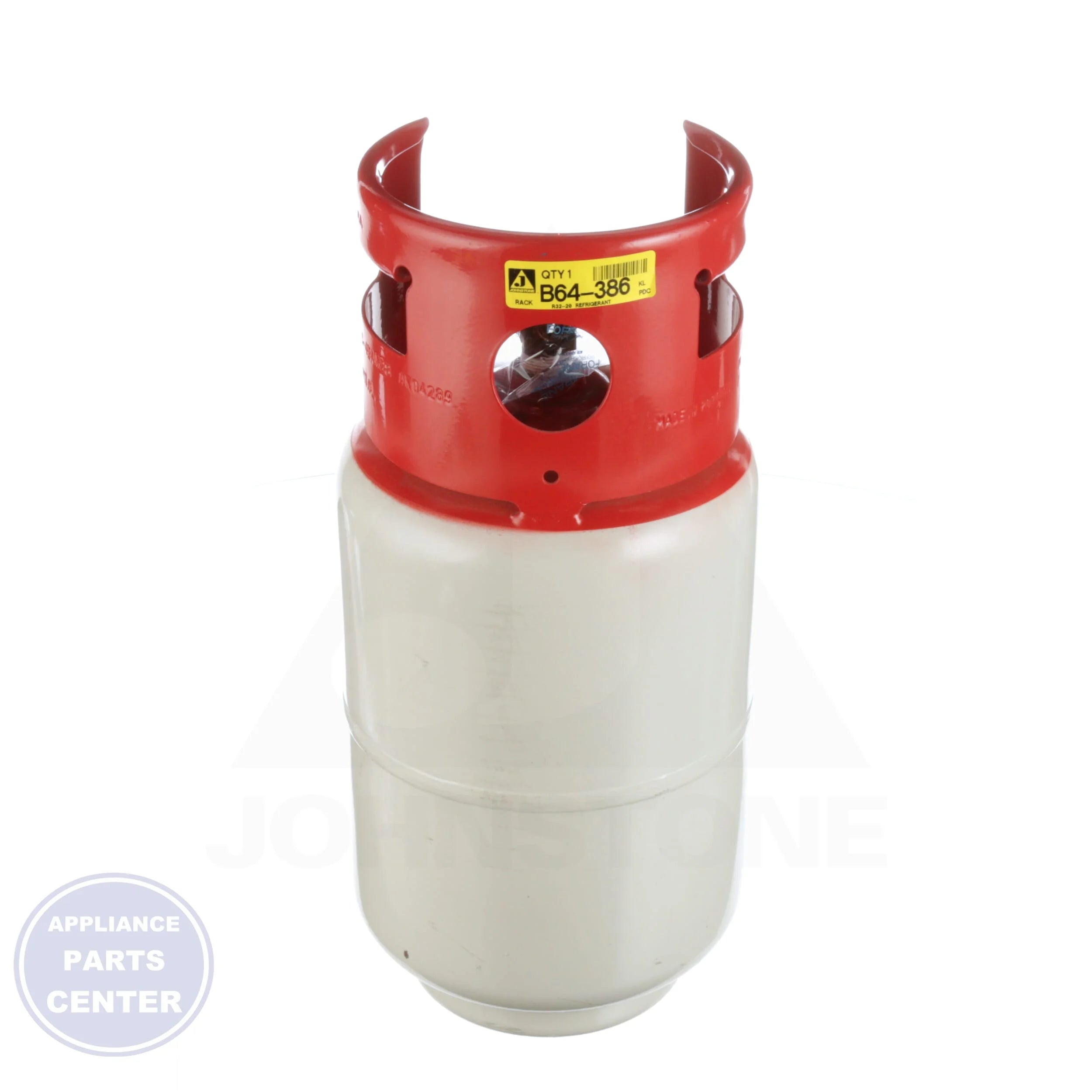 R32 Refrigerant 20 Lb. Cylinder R32-20 - Side view with 20 lbs tank size