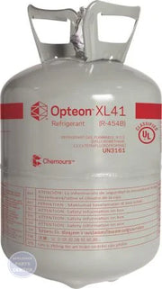 R454B Refrigerant 20 Lb Cylinder - Main view showing left-hand threaded connection for various models