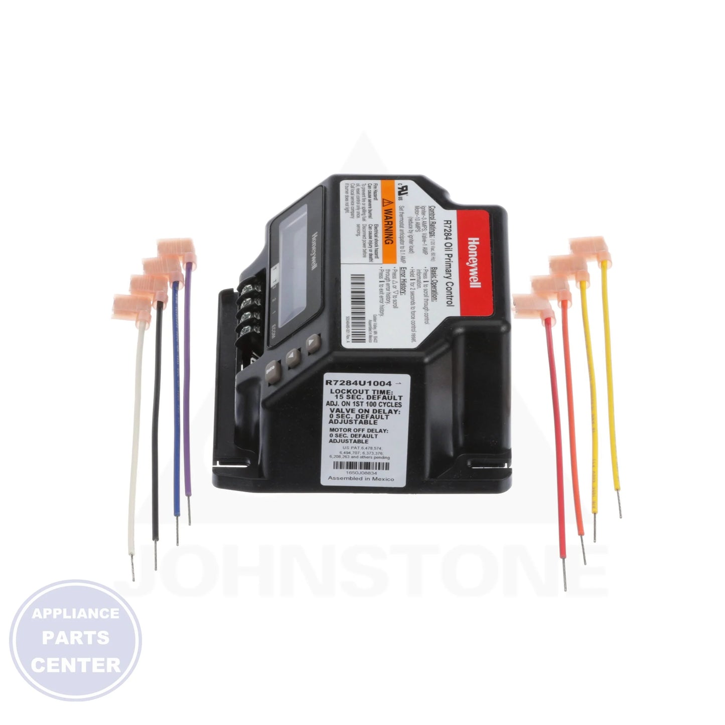 Electronic Oil Primary Control R7284U1004 - Detailed view of integrated display and diagnostics