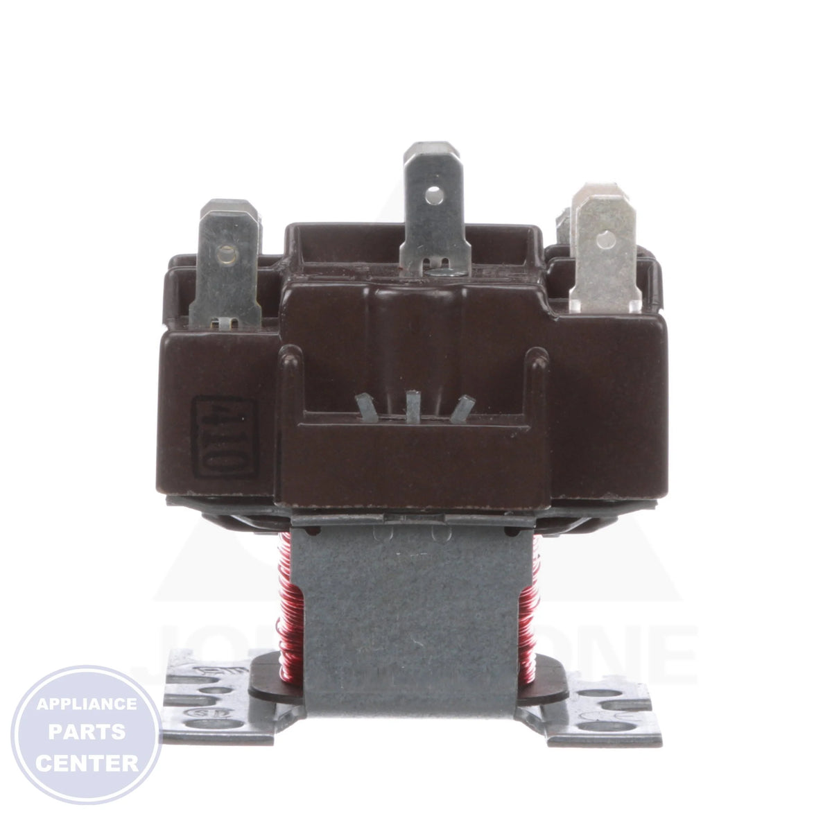 General Purpose Switching Relay R8222D1014 - Side view with 2-5/32" W x 1-7/8" H x 2-3/8" D dimensions