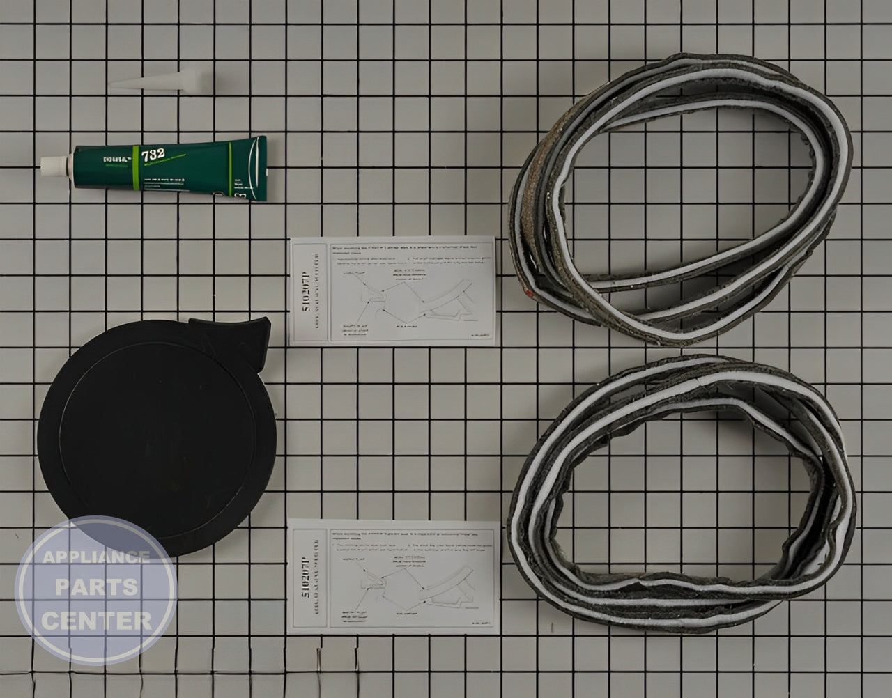 SPEED QUEEN DRYER SEAL KIT RB170001 - Main view showing tight seal for SPEED QUEEN models