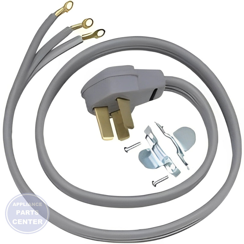 [Brand] USD RANGE 6' 3 WIRE RANGE CORD 50 AMP - Detailed view of 3-wire design