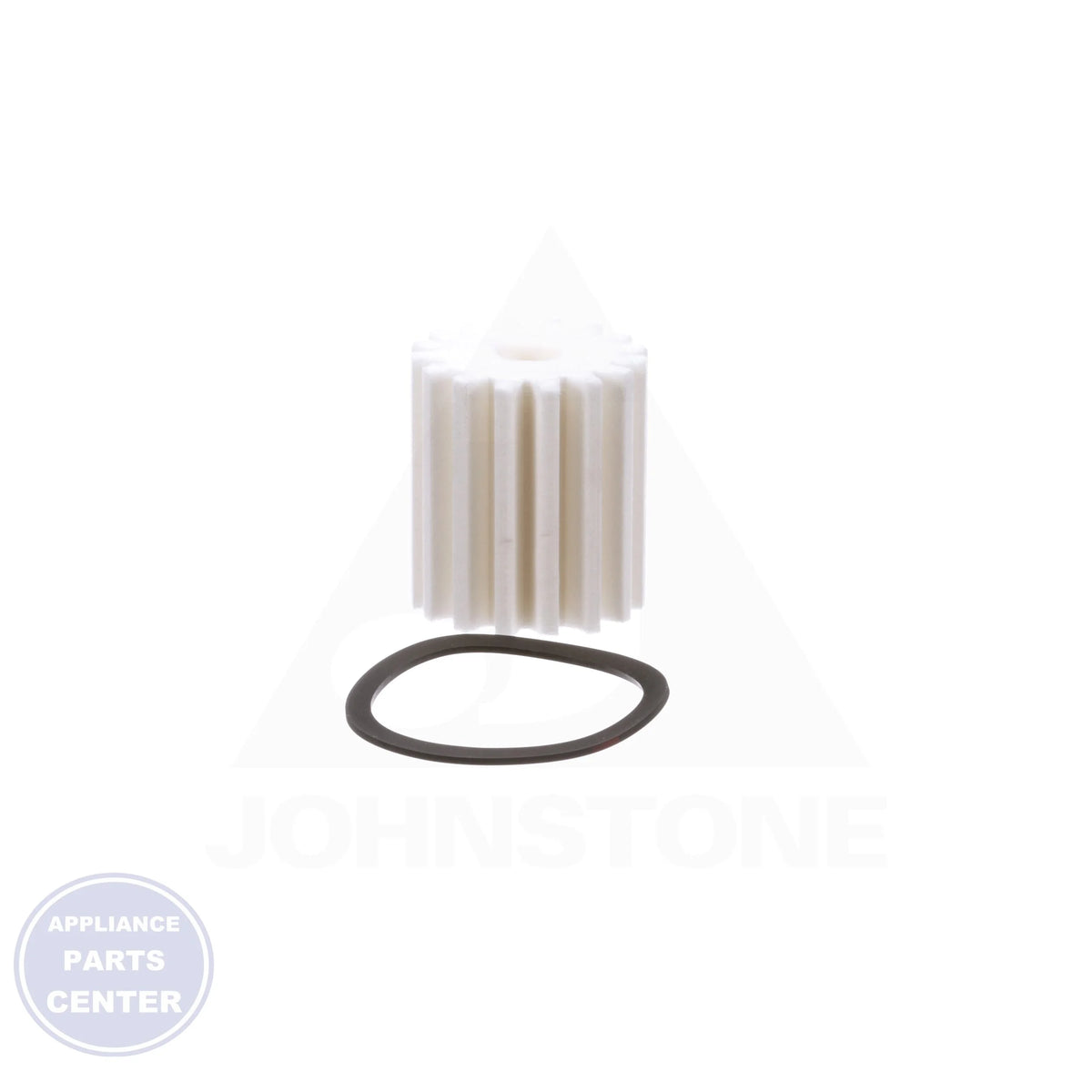 Fuel Oil Filter Cartridge RF-1 - Detailed view of continuous spun microfiber gear tooth design