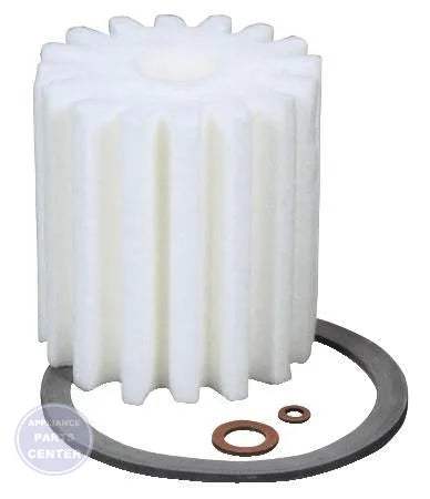 Fuel Oil Filter Cartridge RF-1 - Main view showing microfiber construction for L37-080 and compatible models