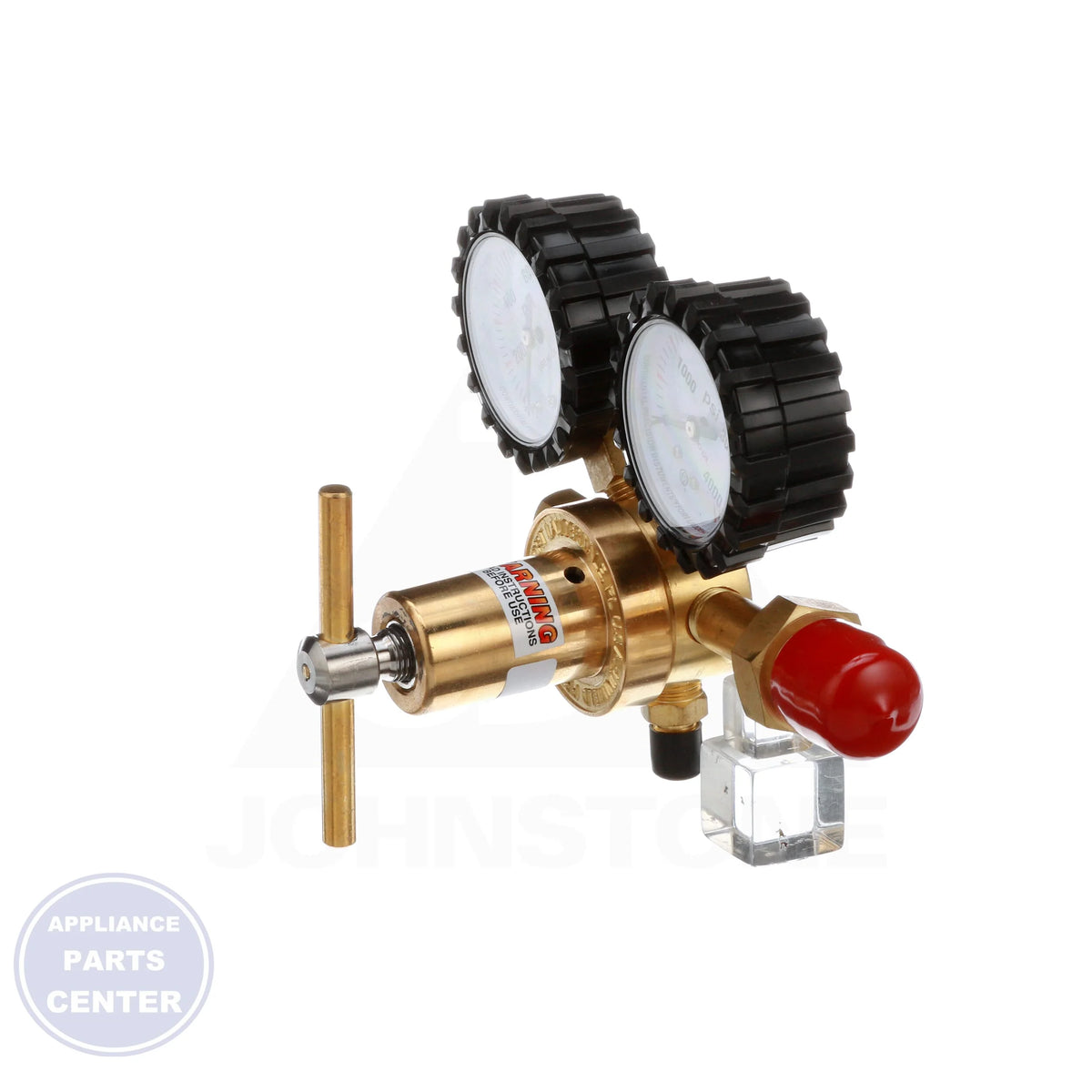 High Pressure Nitrogen Regulator RHP800 - Detailed view of forged brass body
