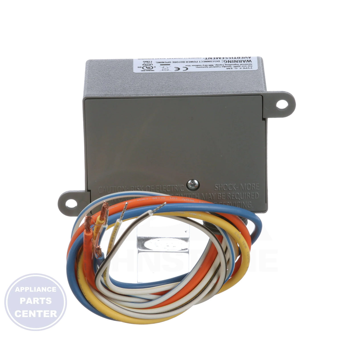 Enclosed Power Relay RIB2401B - Side view with 16" wire length