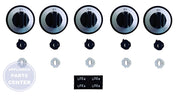 [SUPCO] [GAS BURNER 5 KNOB KIT - BL] - Main view showing knob controls for [Specific models]