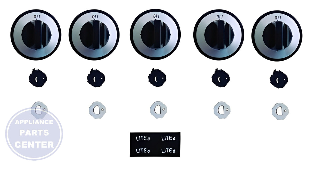 [SUPCO] [GAS BURNER 5 KNOB KIT - BL] - Main view showing knob controls for [Specific models]