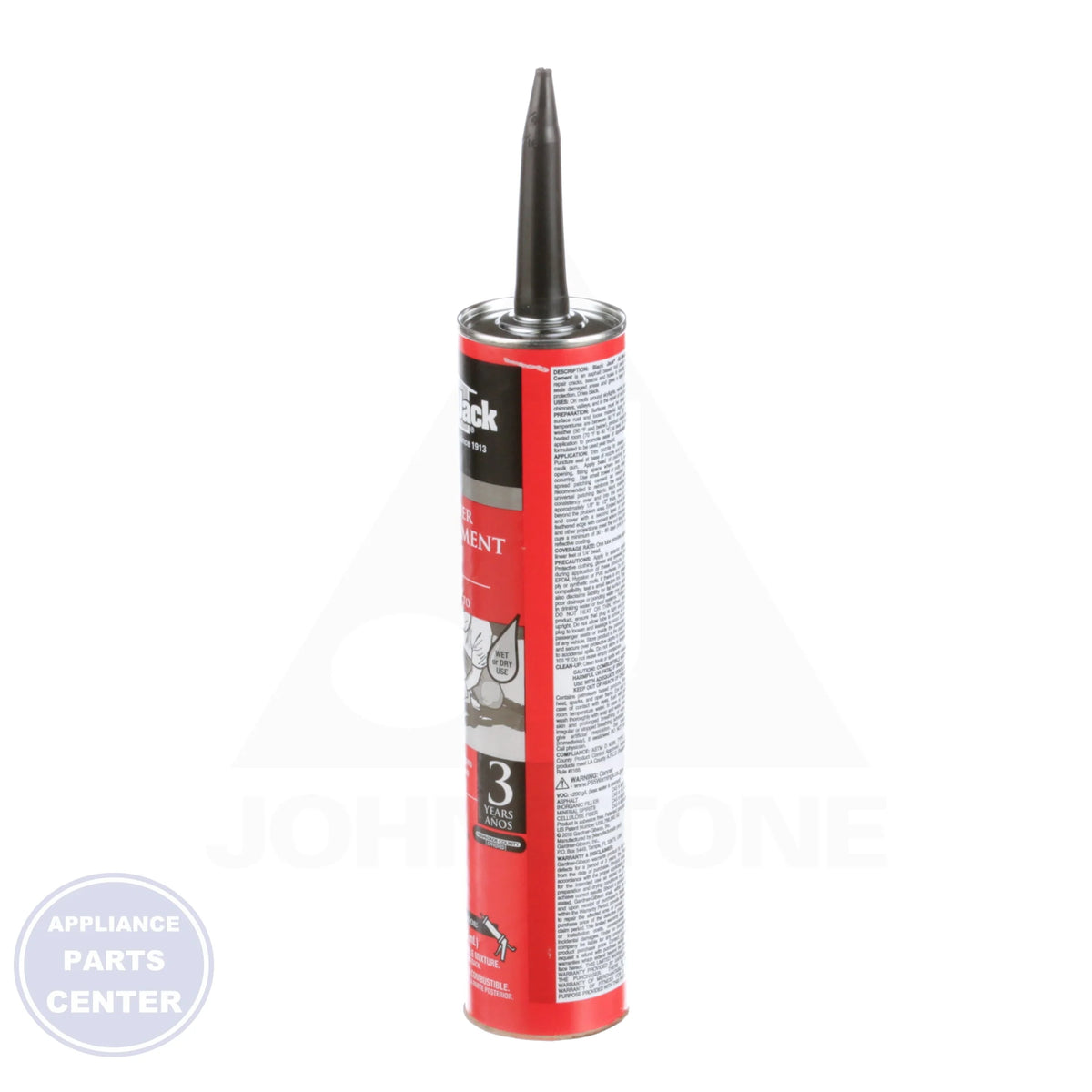Black Jack Roof Cement RM-10 - Detailed view of temperature-resistant features