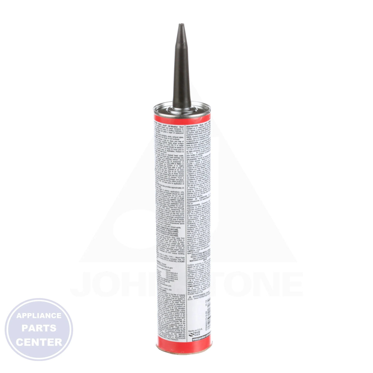 Black Jack Roof Cement RM-10 - Side view with 10 Oz. capacity