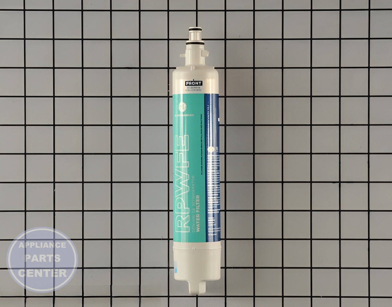 GE RPWFE REFRIGERATOR WATER FILTER - Main view showing clean water for GEN models