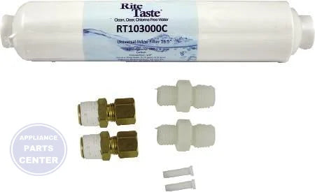 Appliance RT103000C In-Line Water Filter - Main view showing high-capacity filtration for domestic refrigerators