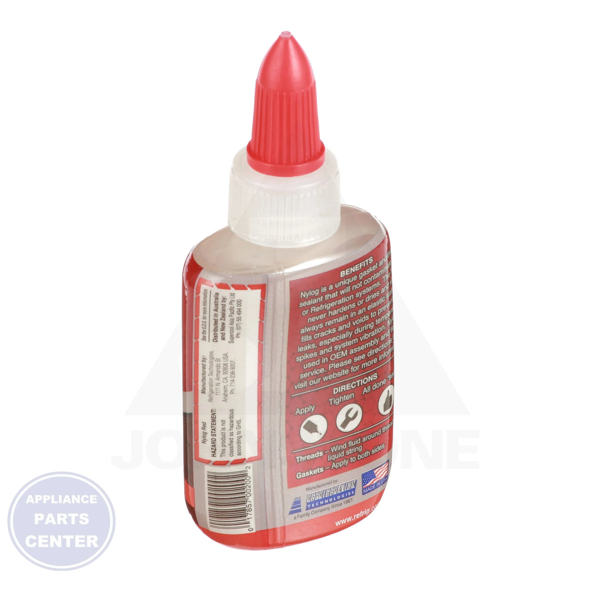 Nylog Gasket Thread Sealants RT200RP - Side view with 2Pk. specifications