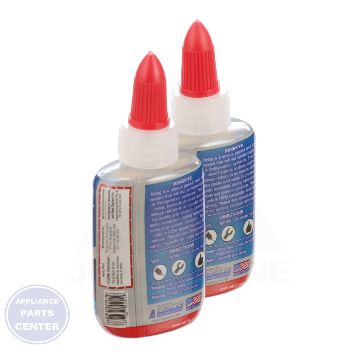 Nylog™ Gasket Thread Sealants and Assembly Lube RT201BP - Side view with flexible glaze specifications