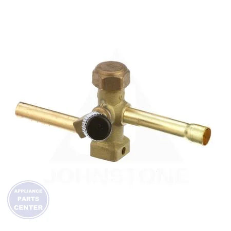 Coleman VALVE,BASE,3/8 INCH S1-02322459000 - Main view showing leak-free operation for Coleman, Evcon, and York models