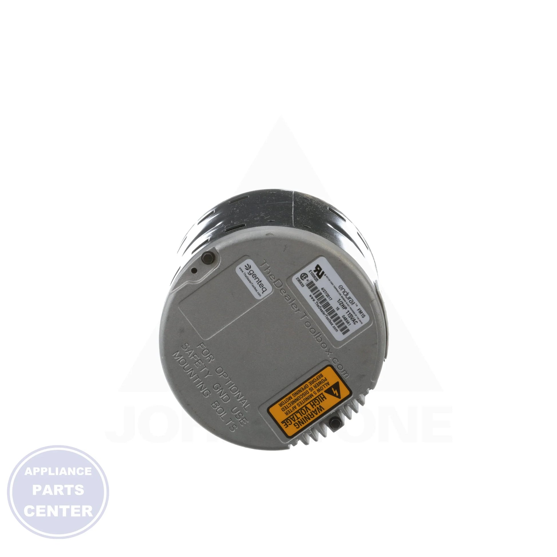 MOTOR BLOWER S1-02436037000 - Side view with precise specs