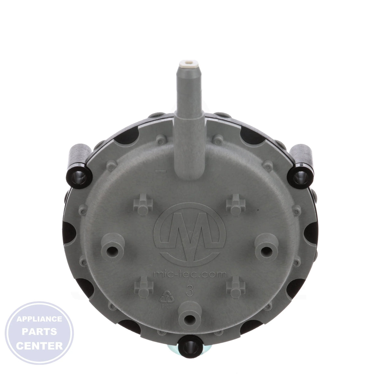 SWITCH,PRESSURE,1.00 - Side view with 1.00 psi pressure capacity