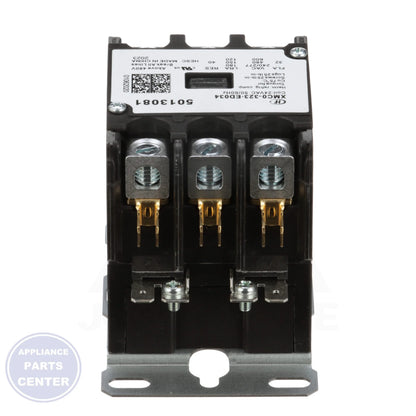 CONTACTOR S1-02441623000 - Side view with precise engineering specs