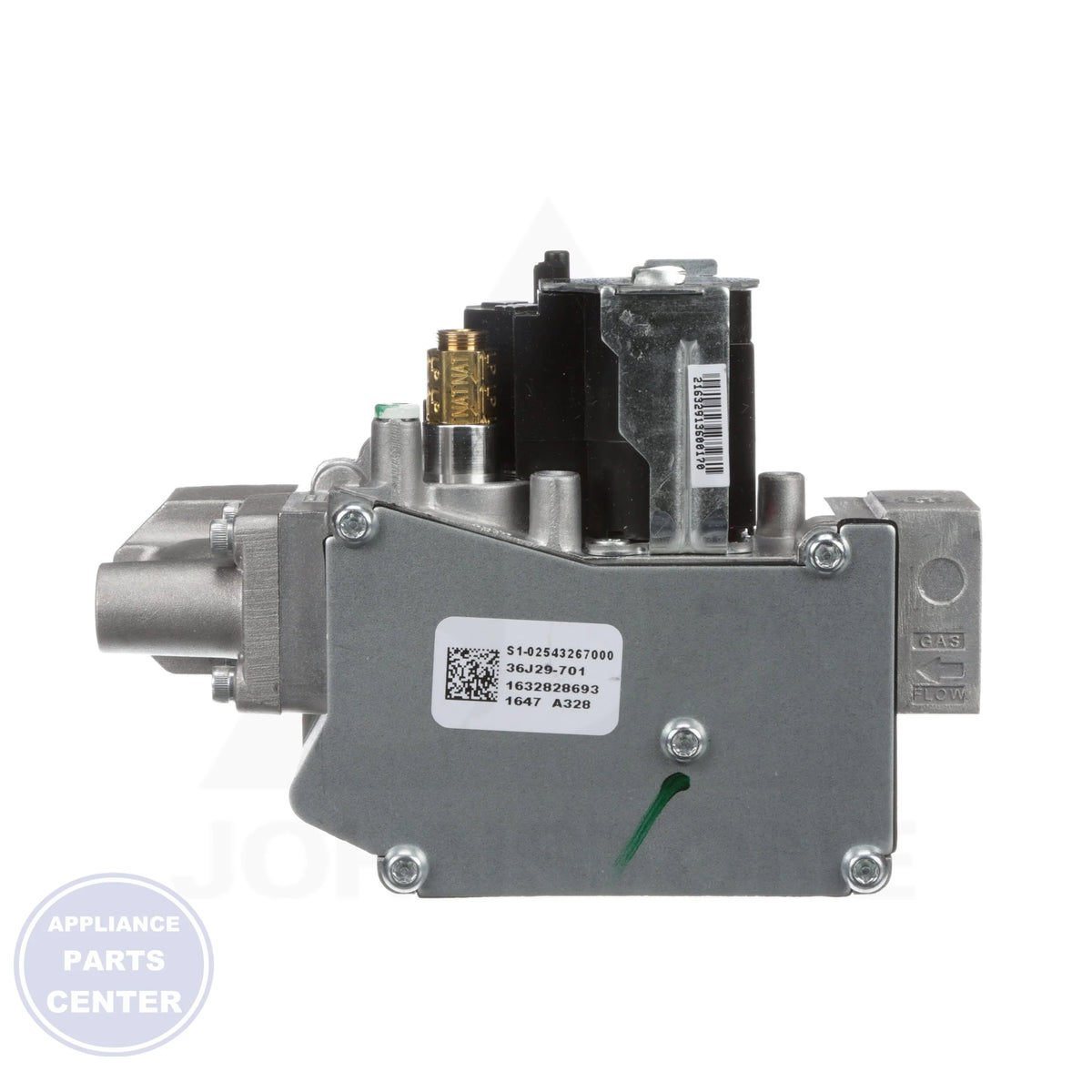 VALVE,GAS NATURAL/LP,1/2 X - Detailed view of precise technical details