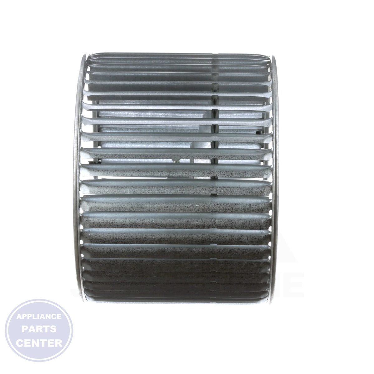 10 X 8 STEEL BLOWER WHEEL - Detailed view of sturdy steel construction
