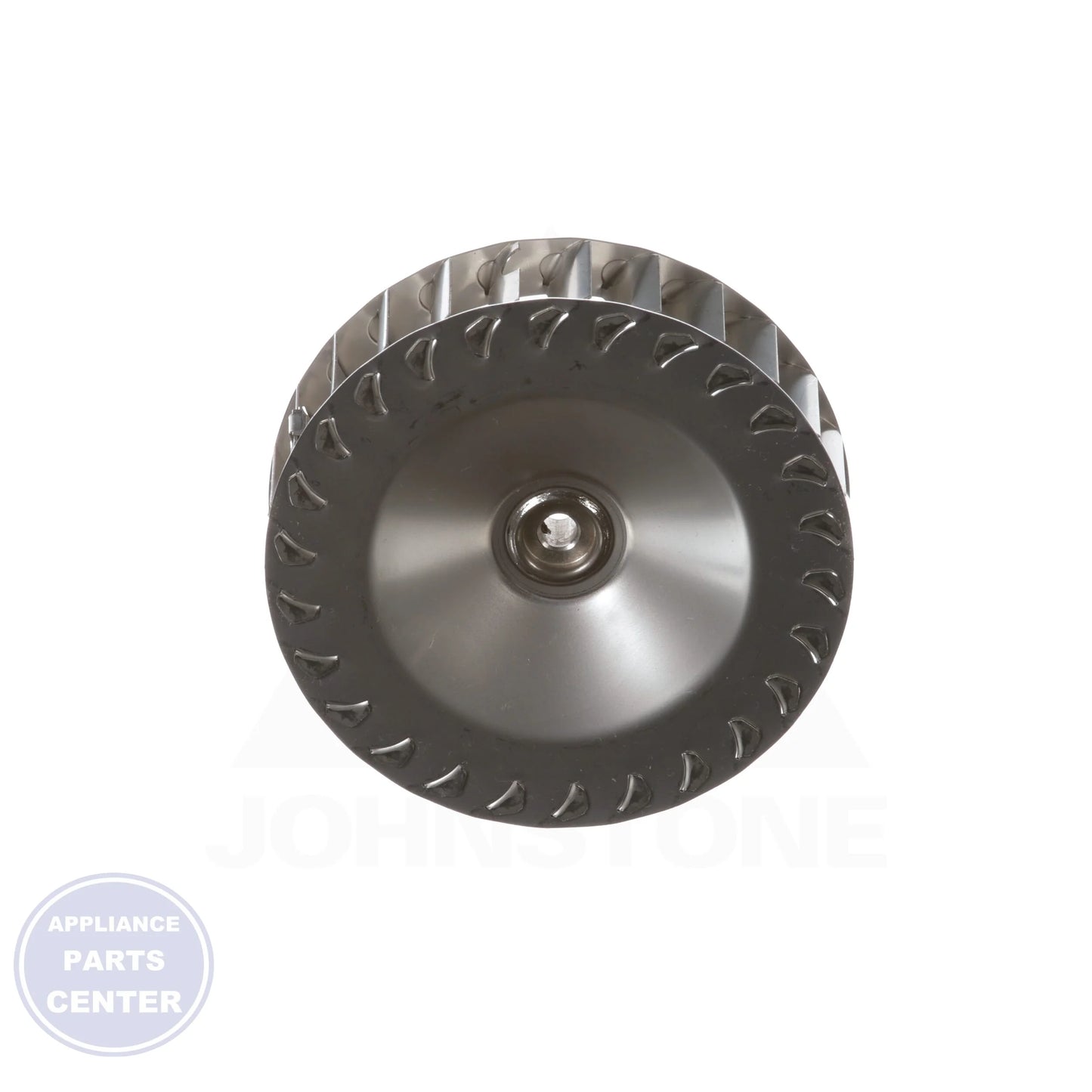 4 X 1 Ss Vent Blowerer Wheel - Side view with 1/4" bore and CCW rotation specs