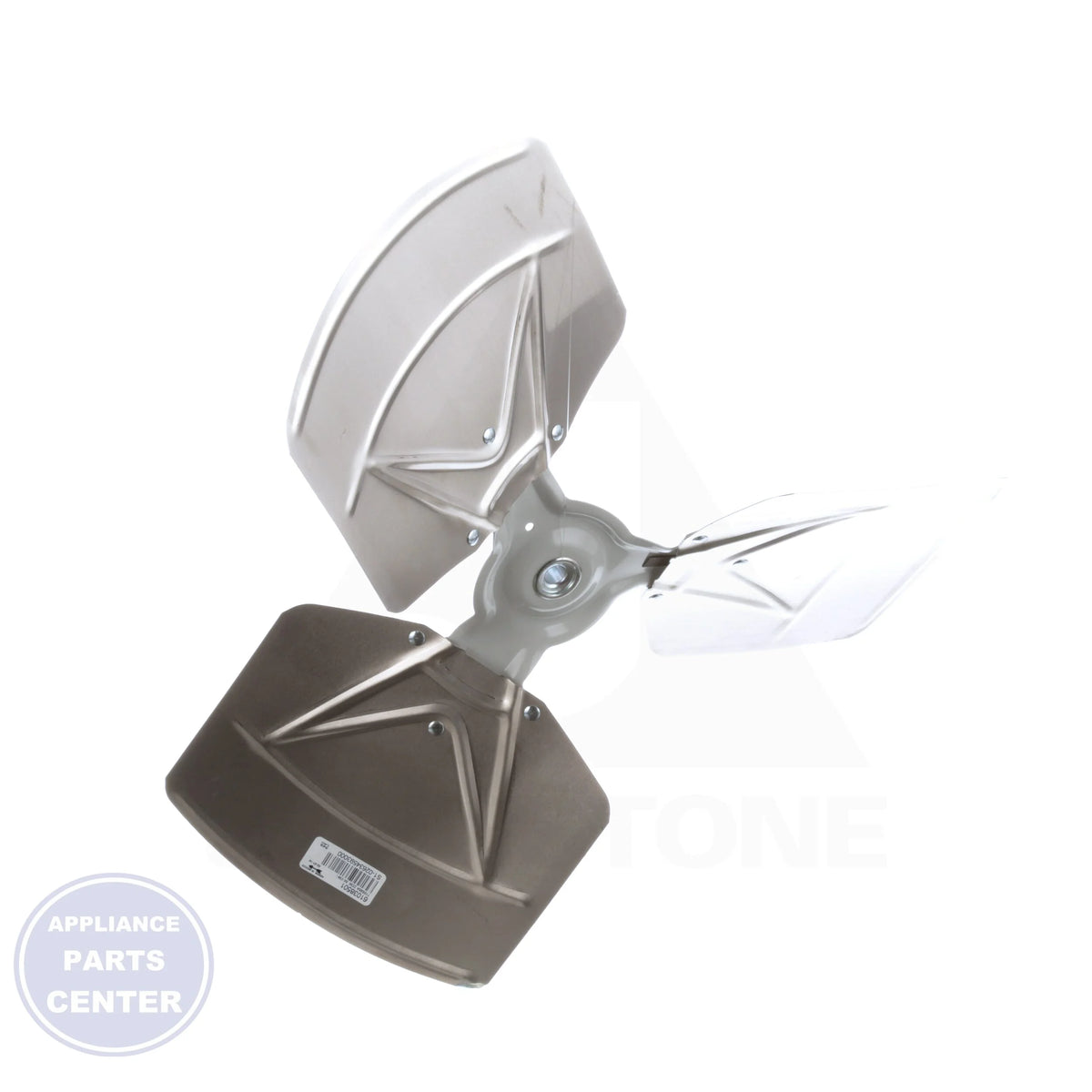 FAN BLADE S1-02634593000 - Side view with 22" diameter and 1/2" bore