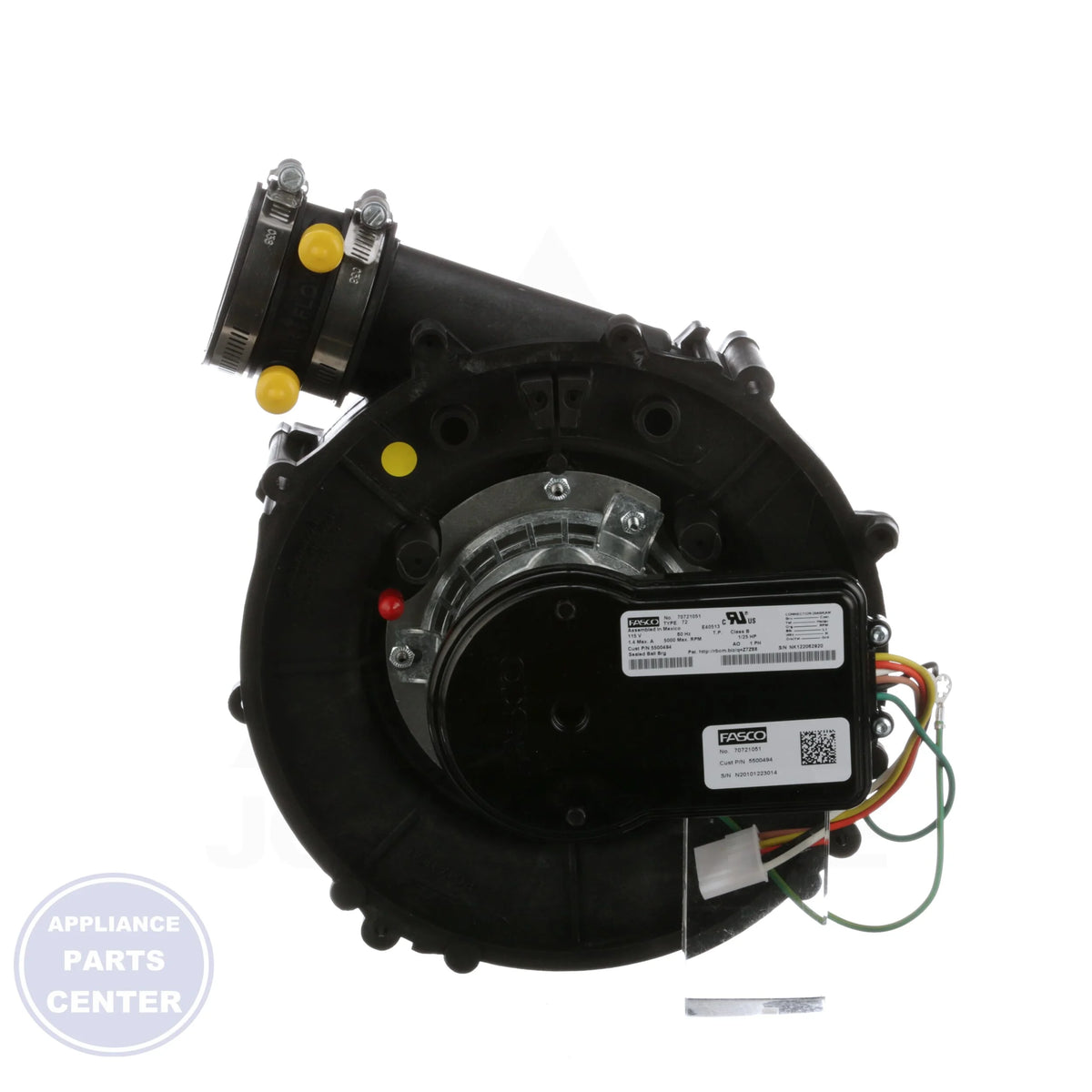 Blower Combustion Lonox S1-02649700000 - Side view with Ultra Low Nox emissions