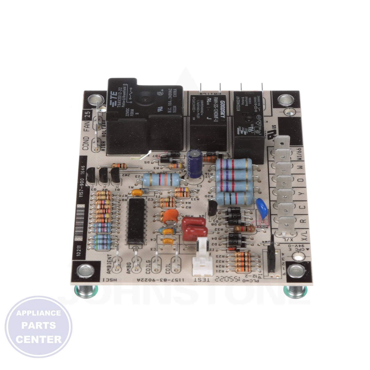 BOARD CONTROL S1-03101975000 - Side view with exact measurements