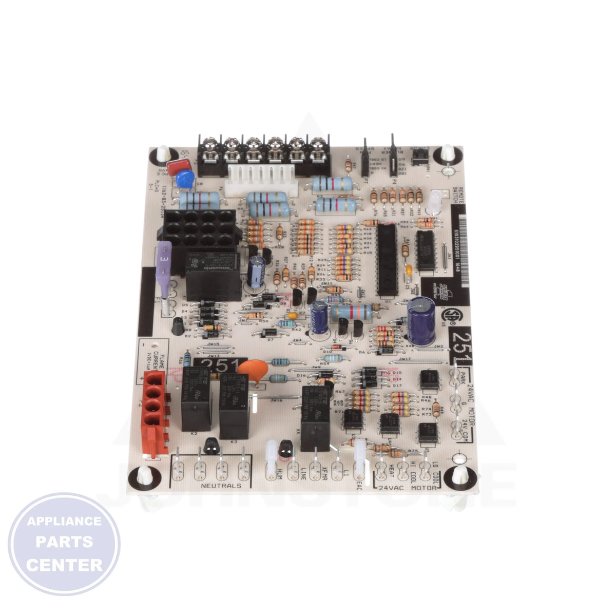 BOARD CONTROL SINGLE STAGE X13 - Detailed view of X13 board specifications