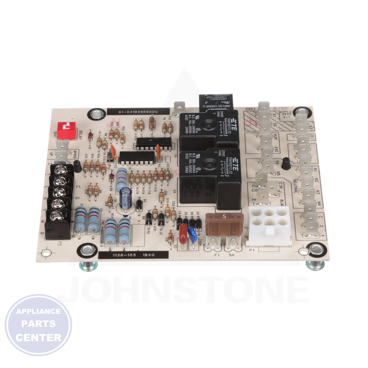 BOARD,CONTROL,BLOWER S1-03102959000 - Detailed view of circuit board technical details