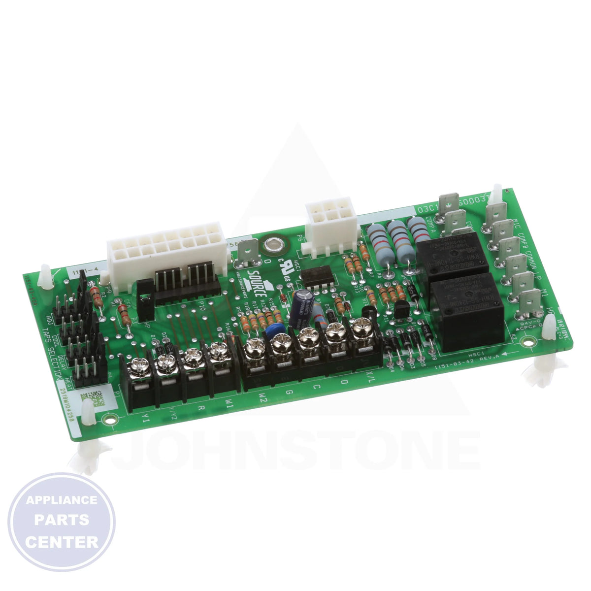 BOARD CONTROL S1-03103002000 - Side view with precise measurements