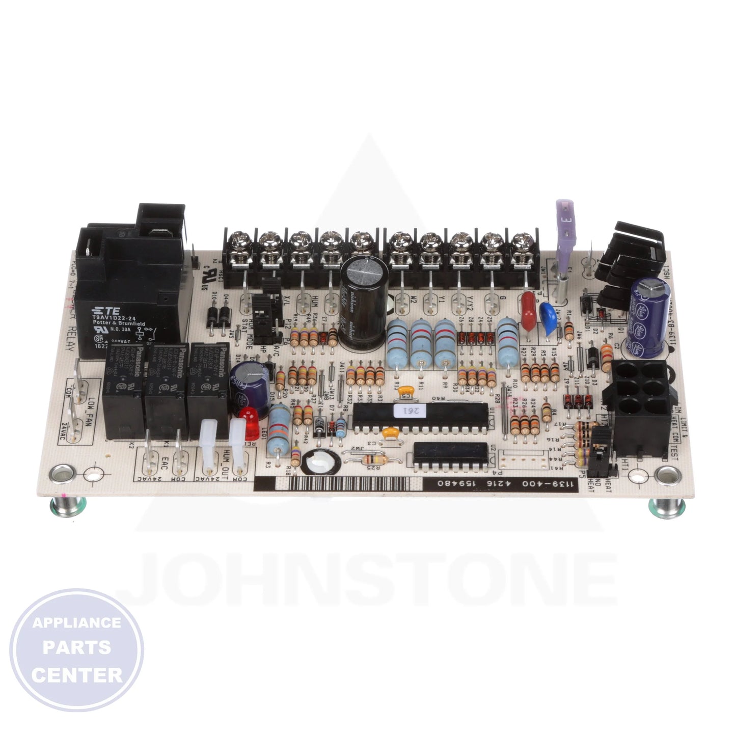 Control, Fan/Elec Heat S1-03109156000 - Side view with OEM/OEM Mfg. #: UTI #1139-83-400D specs