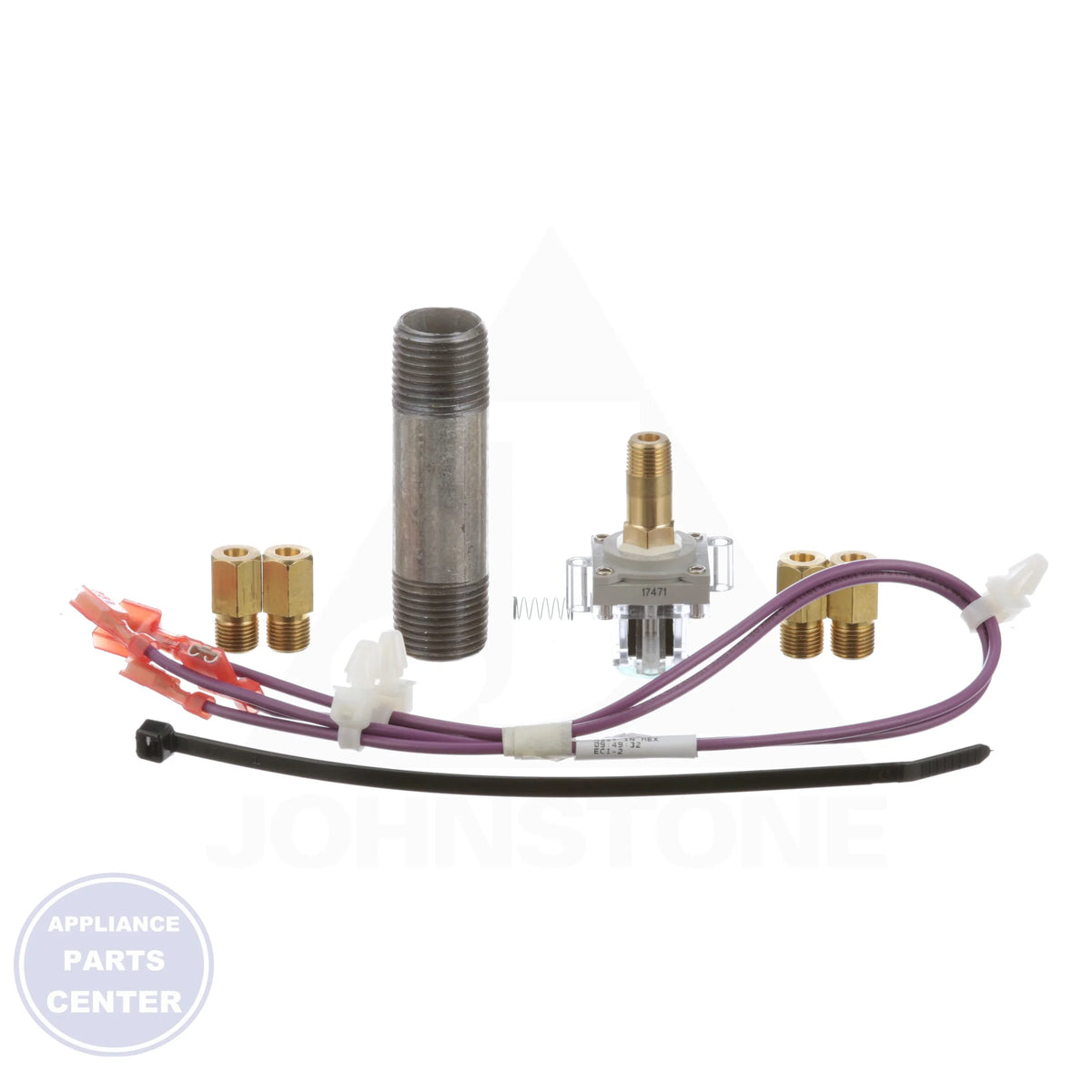 Propellerane Conversion Kit S1-1NP0704 - Side view with precise measurements