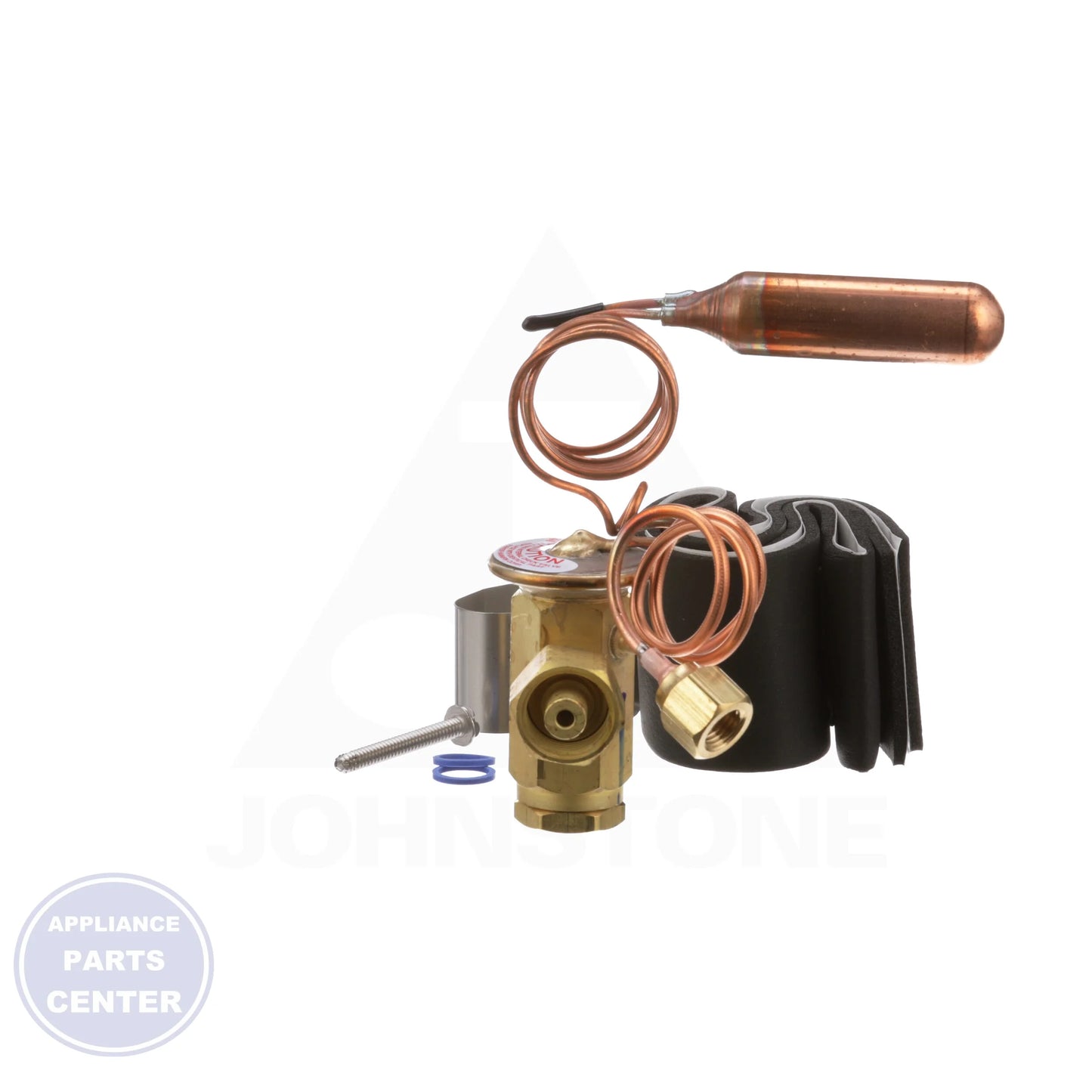 R410A TXV Kit S1-1TVMBC1 - Detailed view of thermal insulation and bulb straps