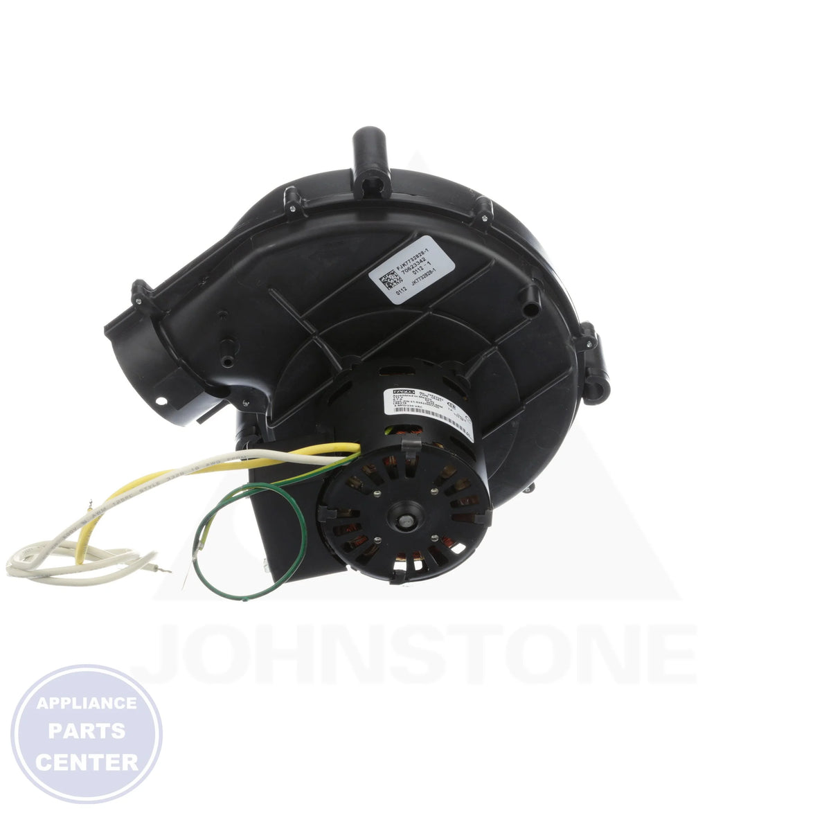 FAN WITH MOTOR S1-32425007000 - Side view with 115 volts and 0.70 F/L Amps details