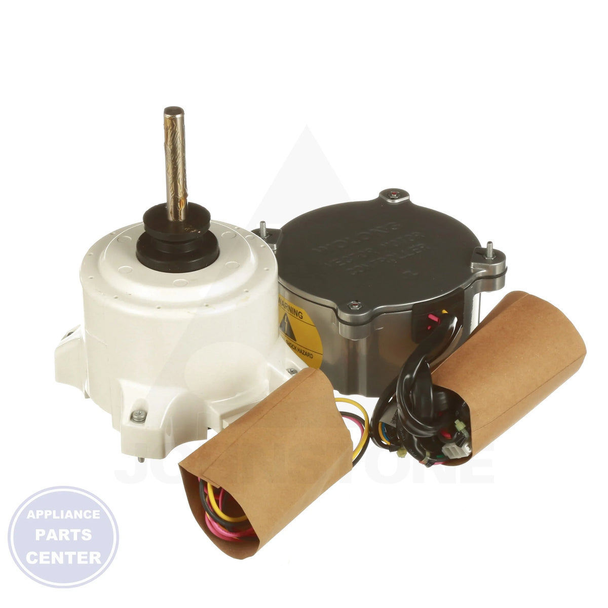 Motor,Cond,W/ Cntrl,1/3 Hp S1-32440880007 - Side view with precise power and speed specs