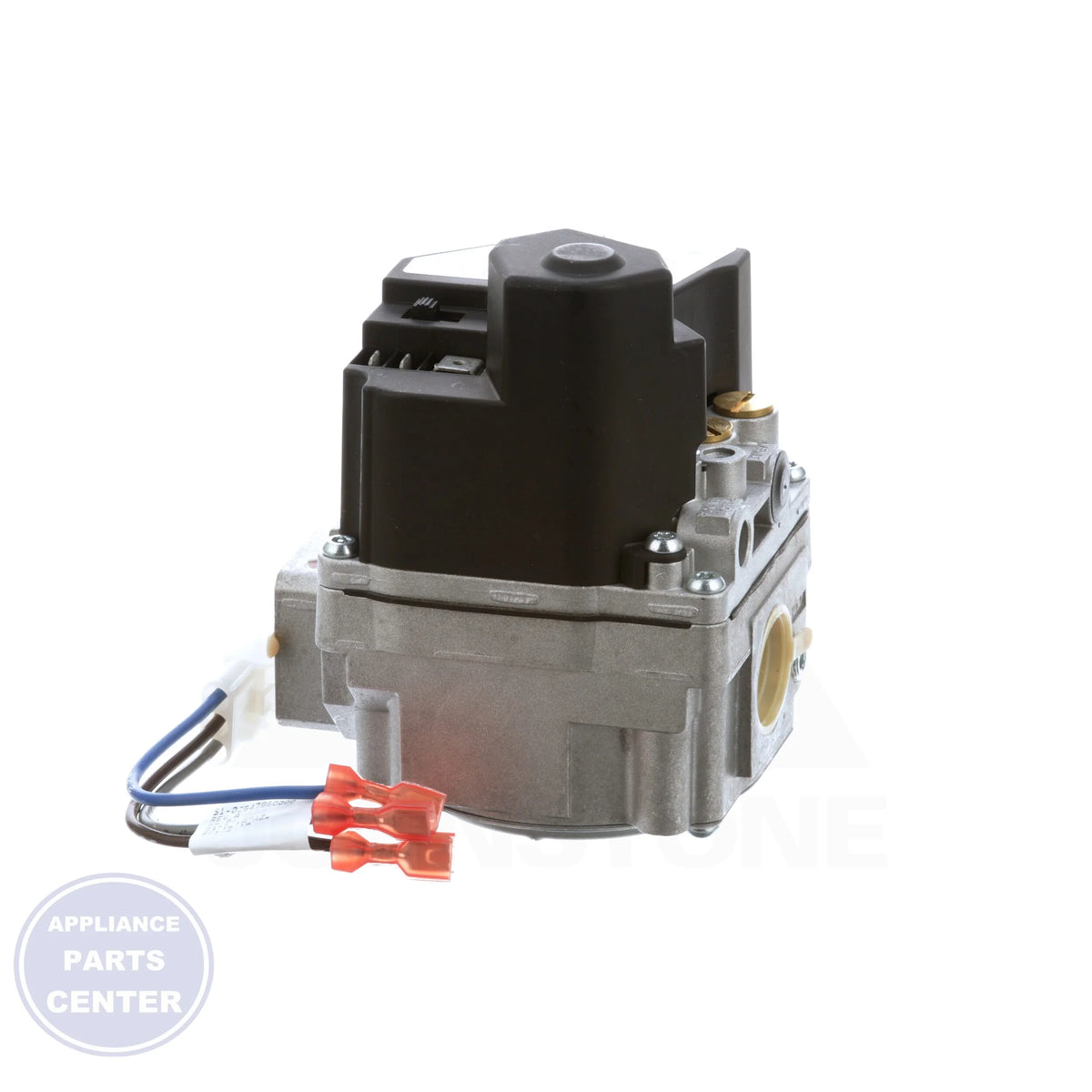 Kit,Valve,Gas,Nat,3/4X3/4,24Vac W/Harness - Side view with specific gas valve measurements