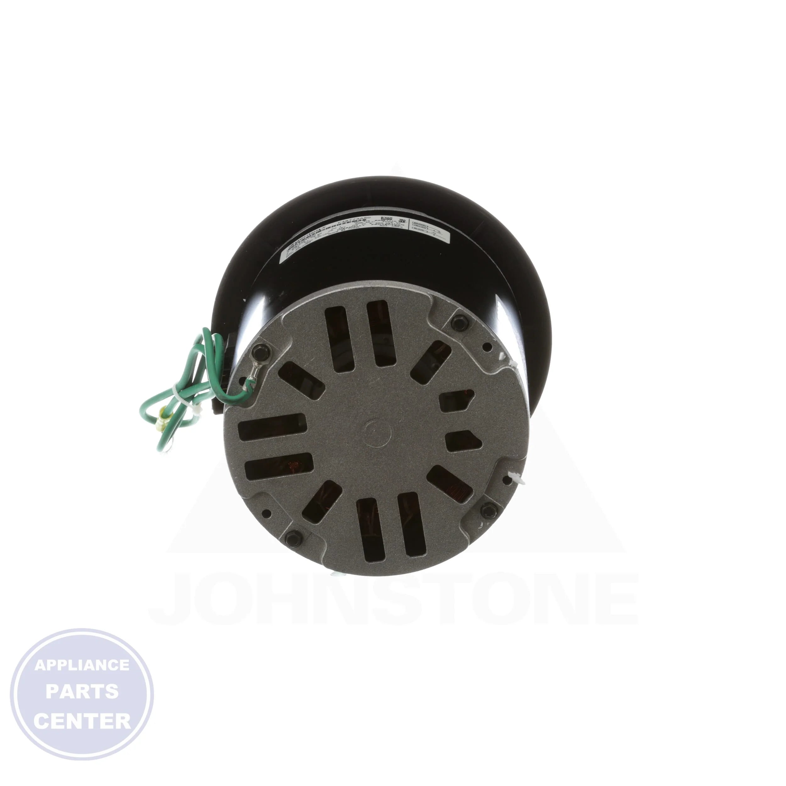 MOTOR FAN 3/4HP 230V - Side view with 208/230 volts specification