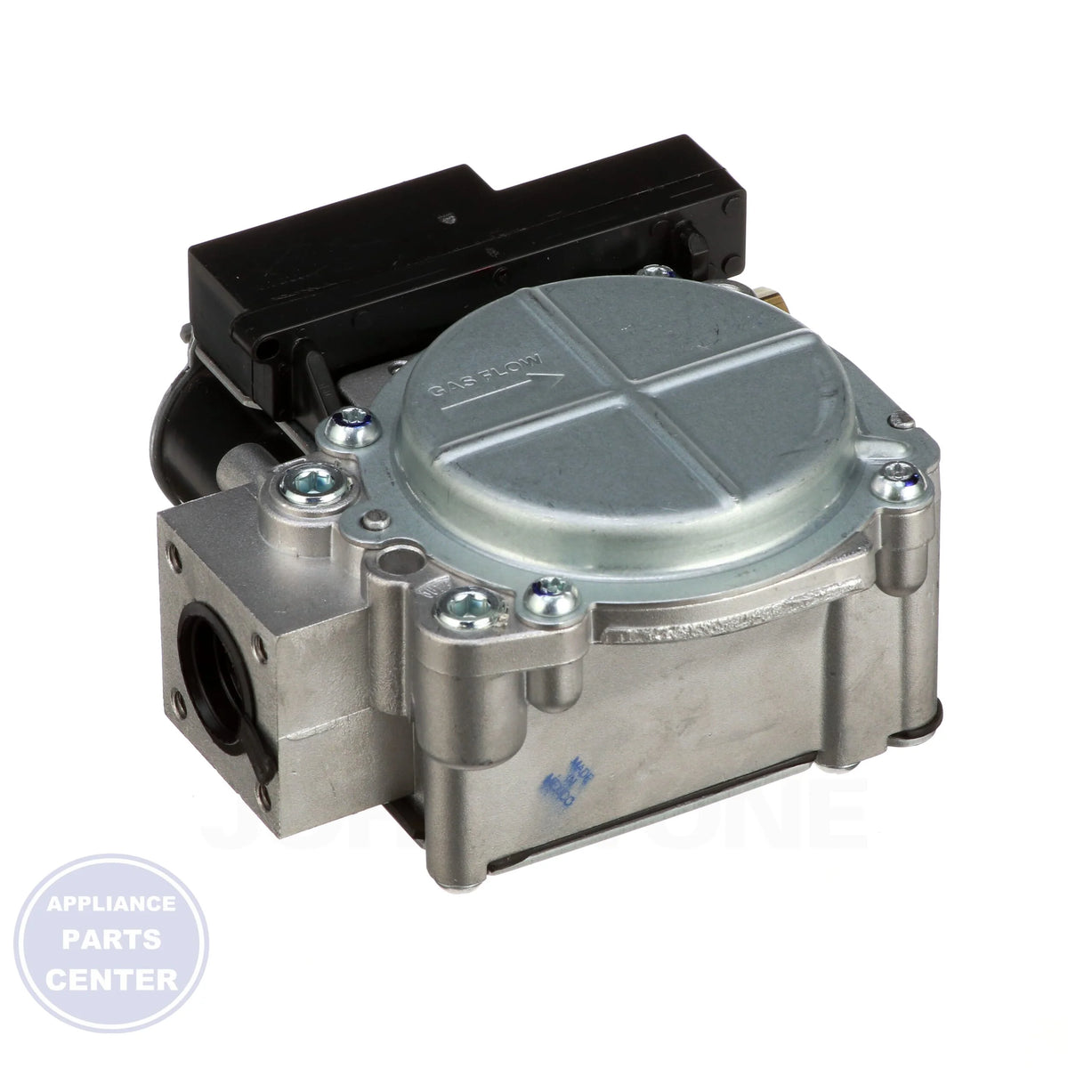 GAS VALVE S1-6257916 - Side view with Honeywell VR8204M1026B specs