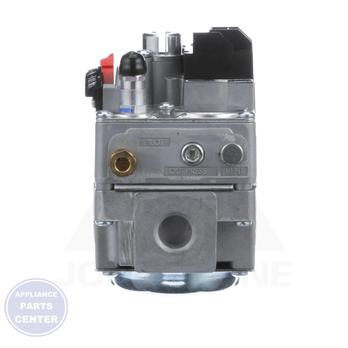 GAS VALVE S1-7956-336P - Side view with precise OEM specifications