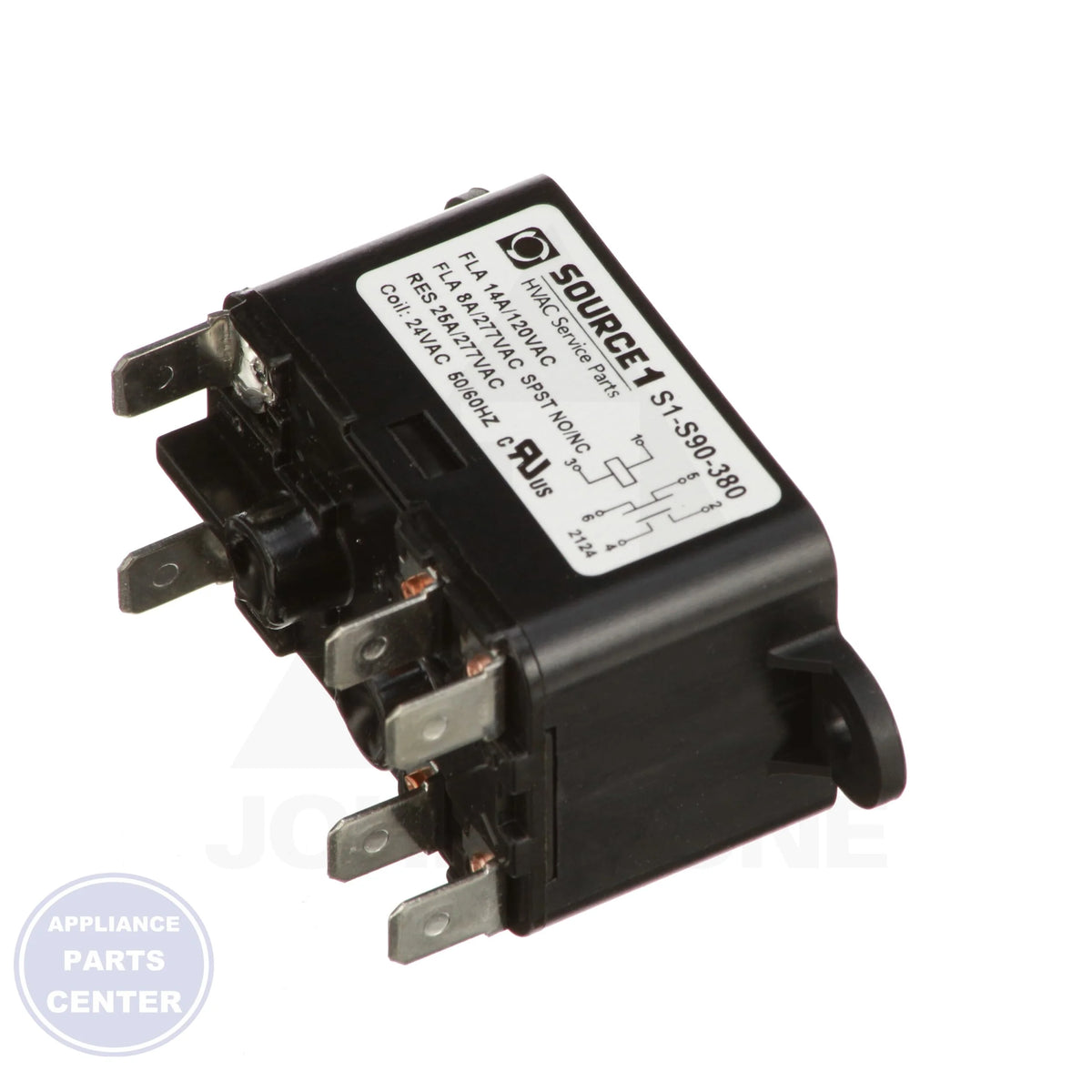 Fan Relay S1-S90-380 - Detailed view with specific technical details