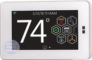 Johnstone Supply Thermostat Programmable S1-THXU430W - Main view showing energy-saving capabilities for Carrier Lennox Trane models